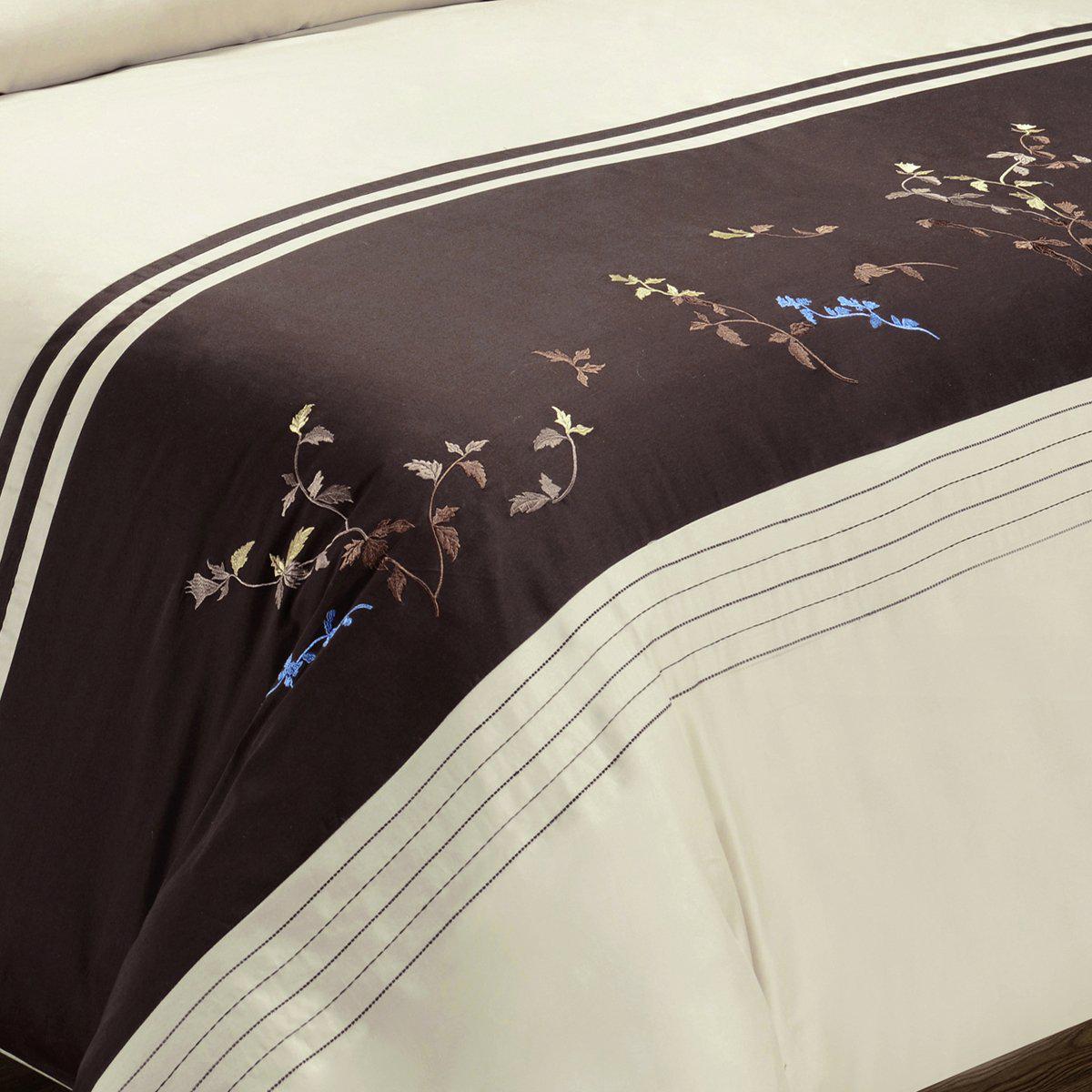 Celeste Cotton Embroidered Duvet Cover Sets. Full/Queen - Image 3