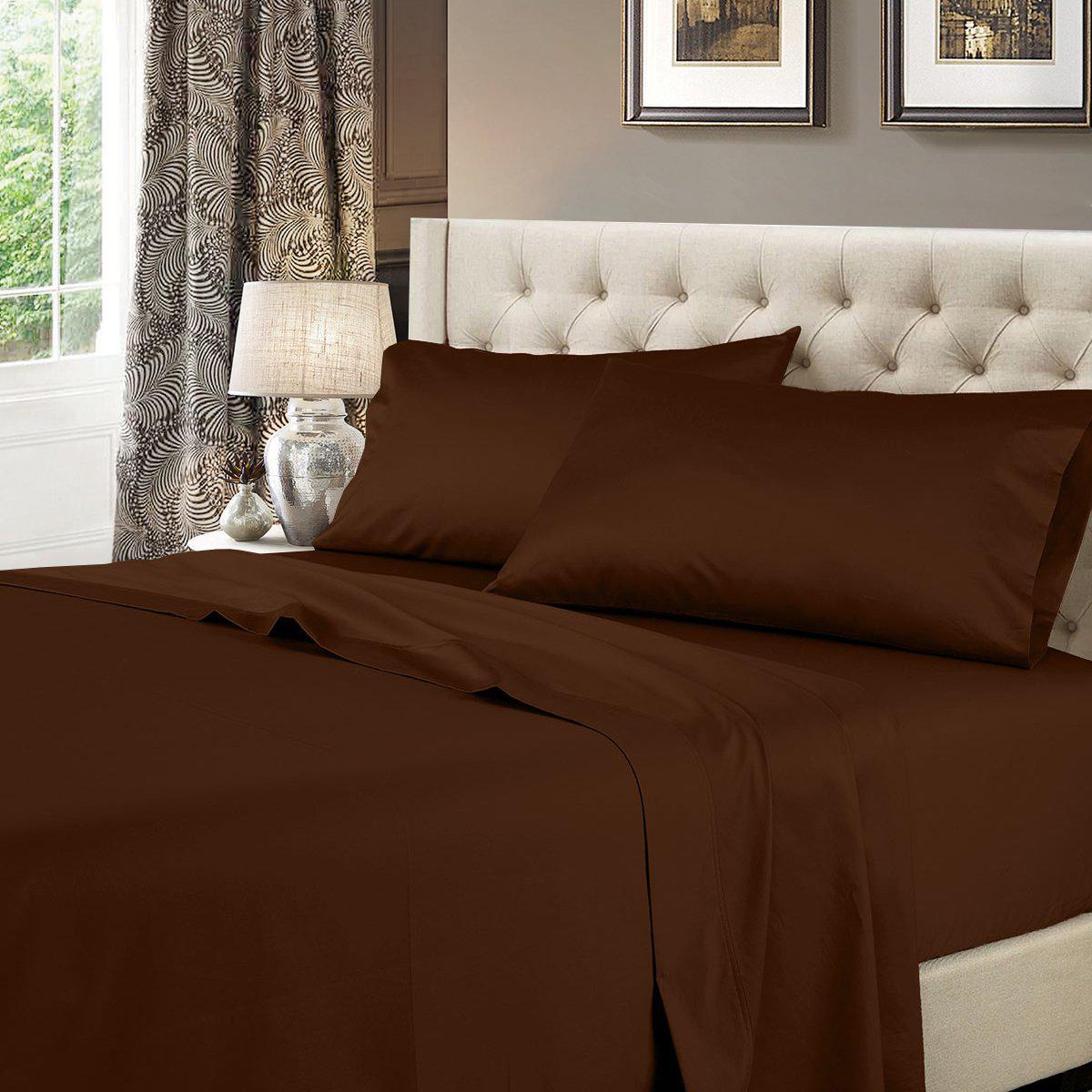 Split King (Adjustable) Sheets - Solid 600 Thread Count - Image 36