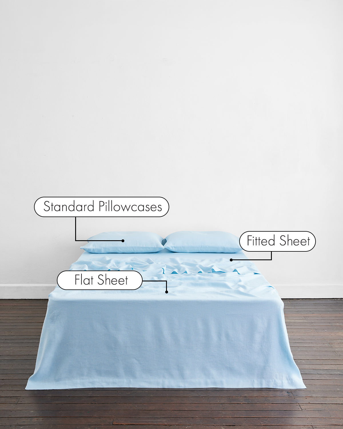 Coast 100% French Flax Linen Sheet Set - Image 2