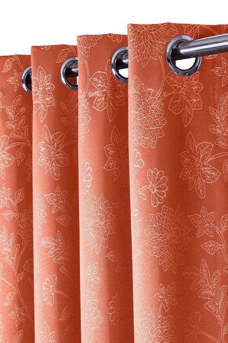 100% Blackout Curtain Panels Fannie - Woven Jacquard Triple Pass Thermal Insulated (Set of 2 Panels) - Image 5