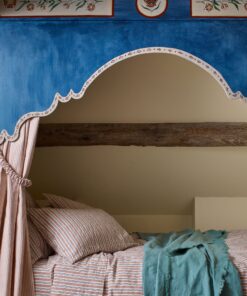 Warm Clay Somerley Stripe Linen Blend Duvet Cover