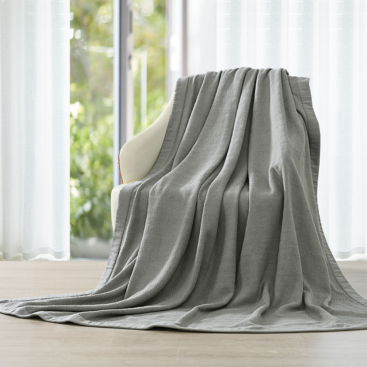 100% Cotton 2-Ply Sheet Blanket/Throw - Image 11