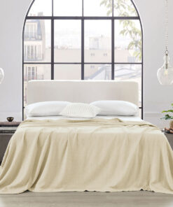 100% Cotton 2-Ply Sheet Blanket/Throw