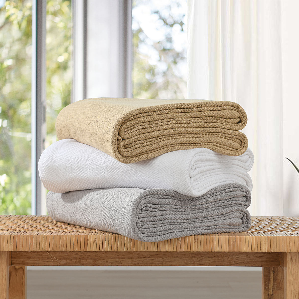 100% Cotton Blanket/Throw Jacquard - Image 2