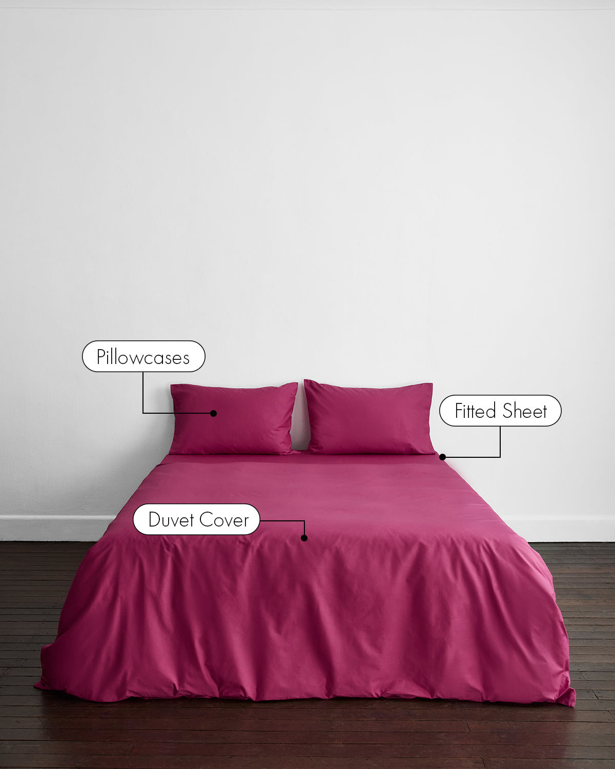 Berry Organic Cotton Percale Bedding Set - Image 2