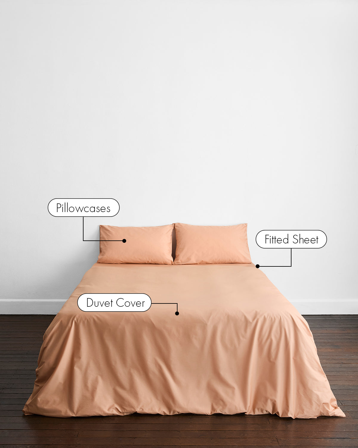 Butterscotch Organic Cotton Percale Bedding Set - Image 2