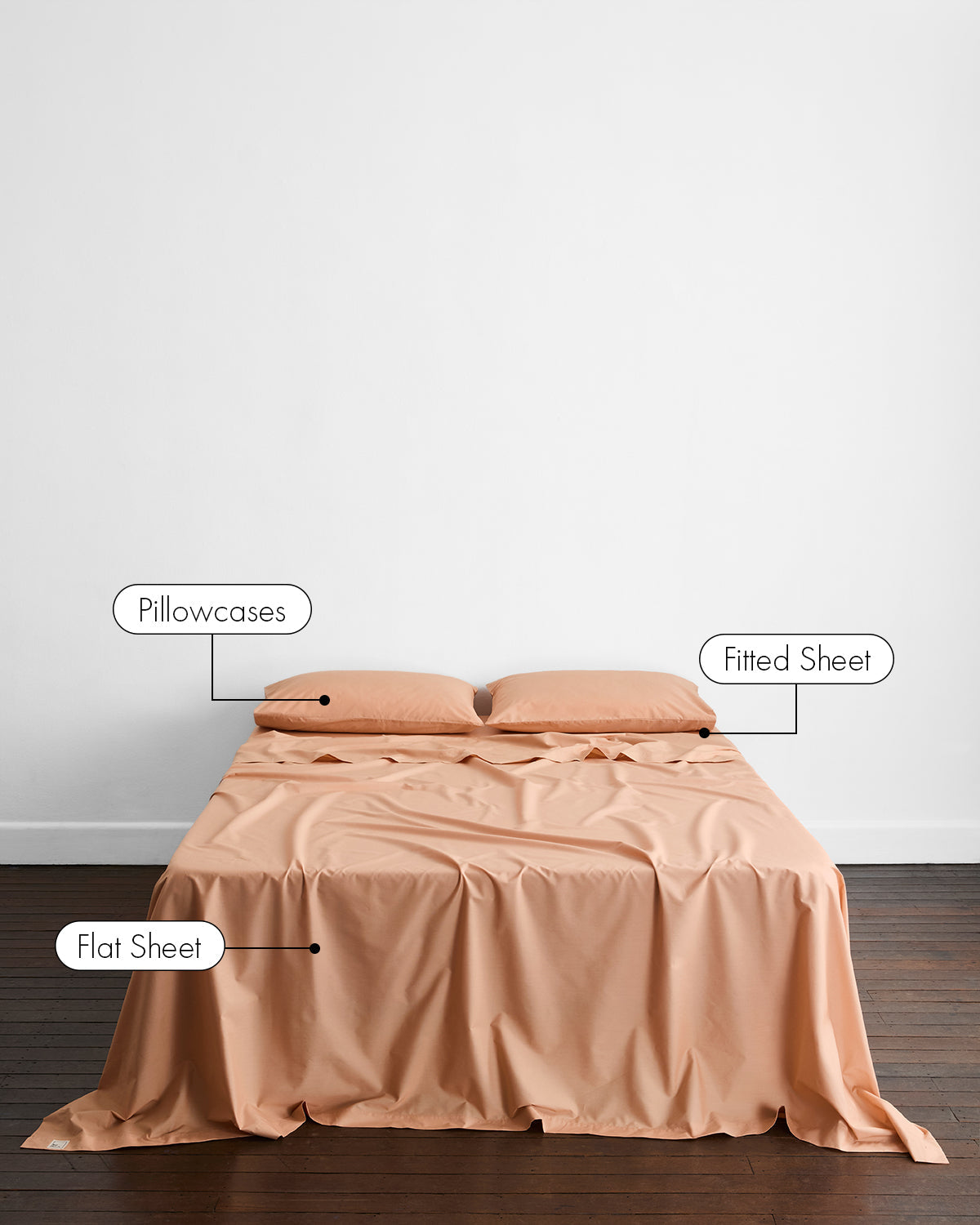 Butterscotch Organic Cotton Percale Sheet Set - Image 2