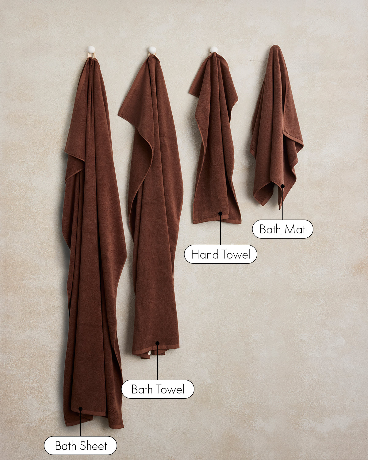 Espresso Cotton Terry Hand Towel - Image 6