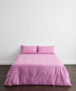 Bubblegum Organic Cotton Percale Bedding Set