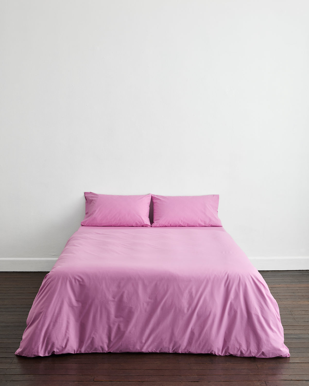 Bubblegum Organic Cotton Percale Duvet Cover - Image 2