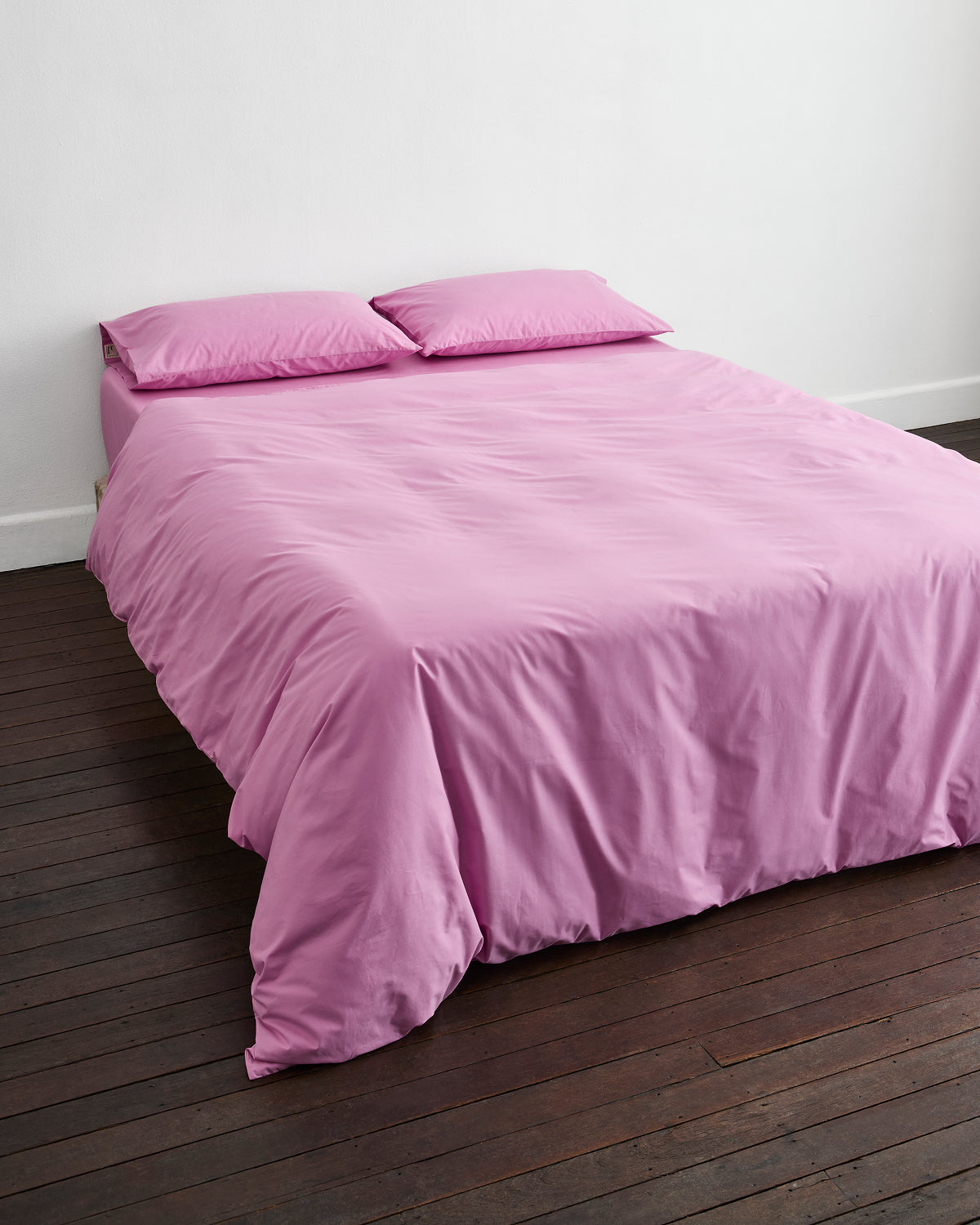 Bubblegum Organic Cotton Percale Duvet Cover - Image 3