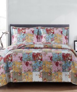 Daphne Reversible Quilt -Bedspread Set
