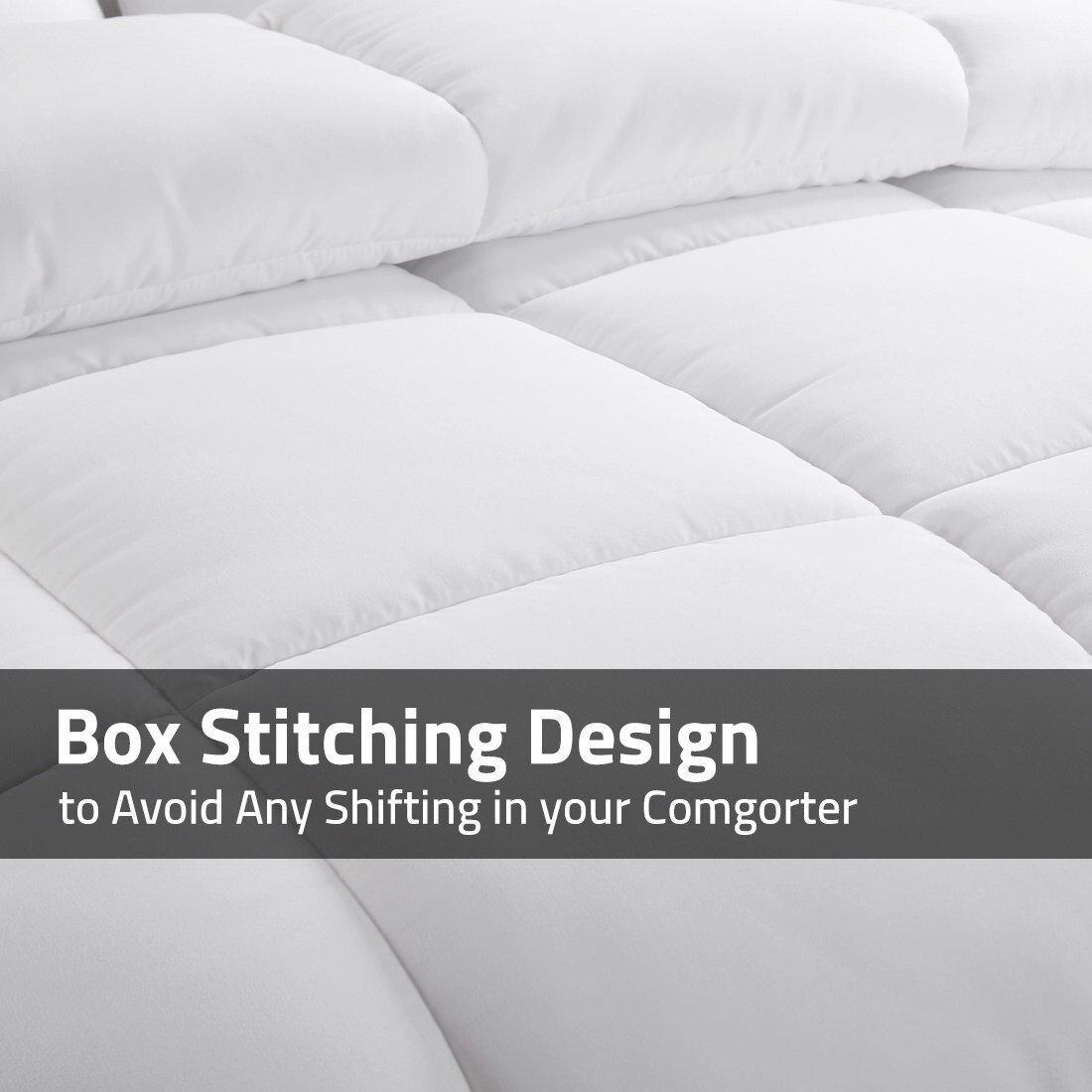 All Season Down Alternative Comforter Microfiber Duvet Insert - Image 4