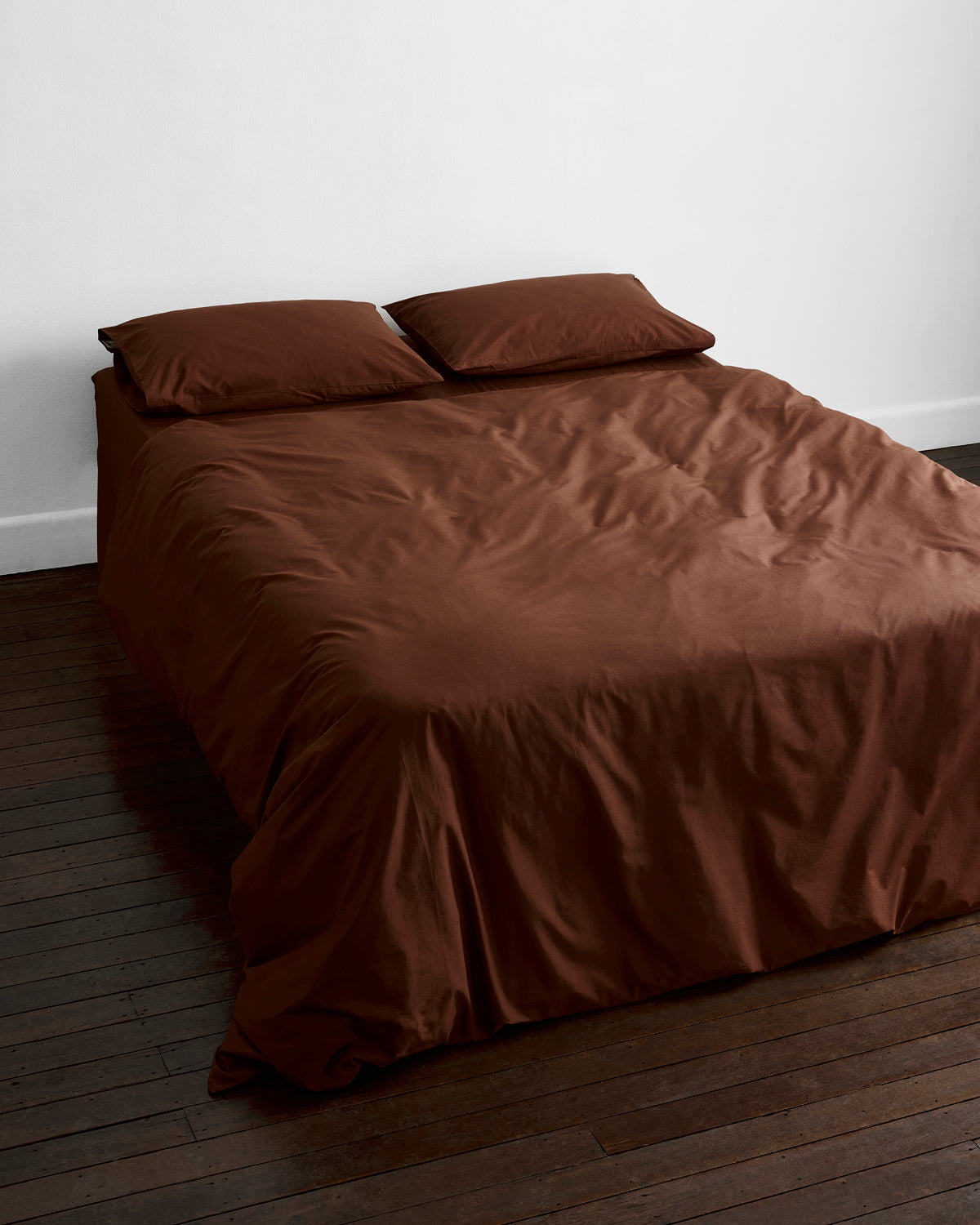 Espresso Organic Cotton Percale Bedding Set - Image 3