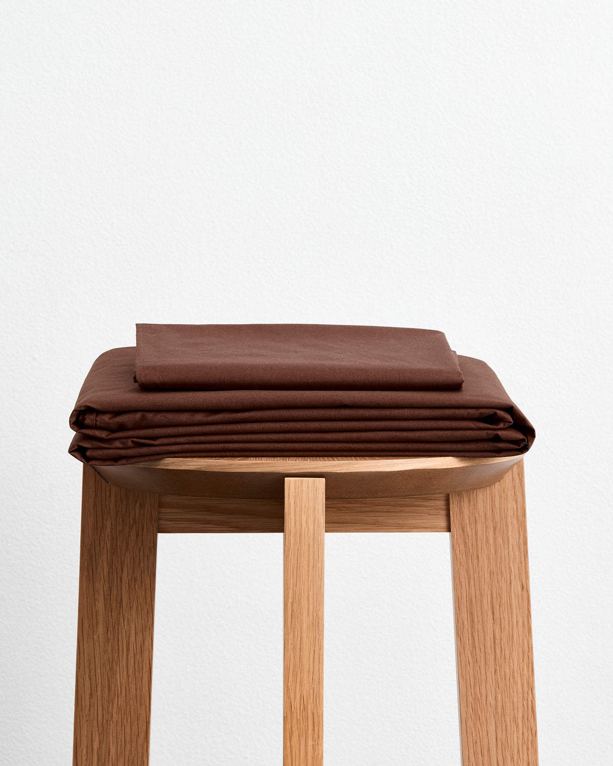Espresso Organic Cotton Percale Sheet Set