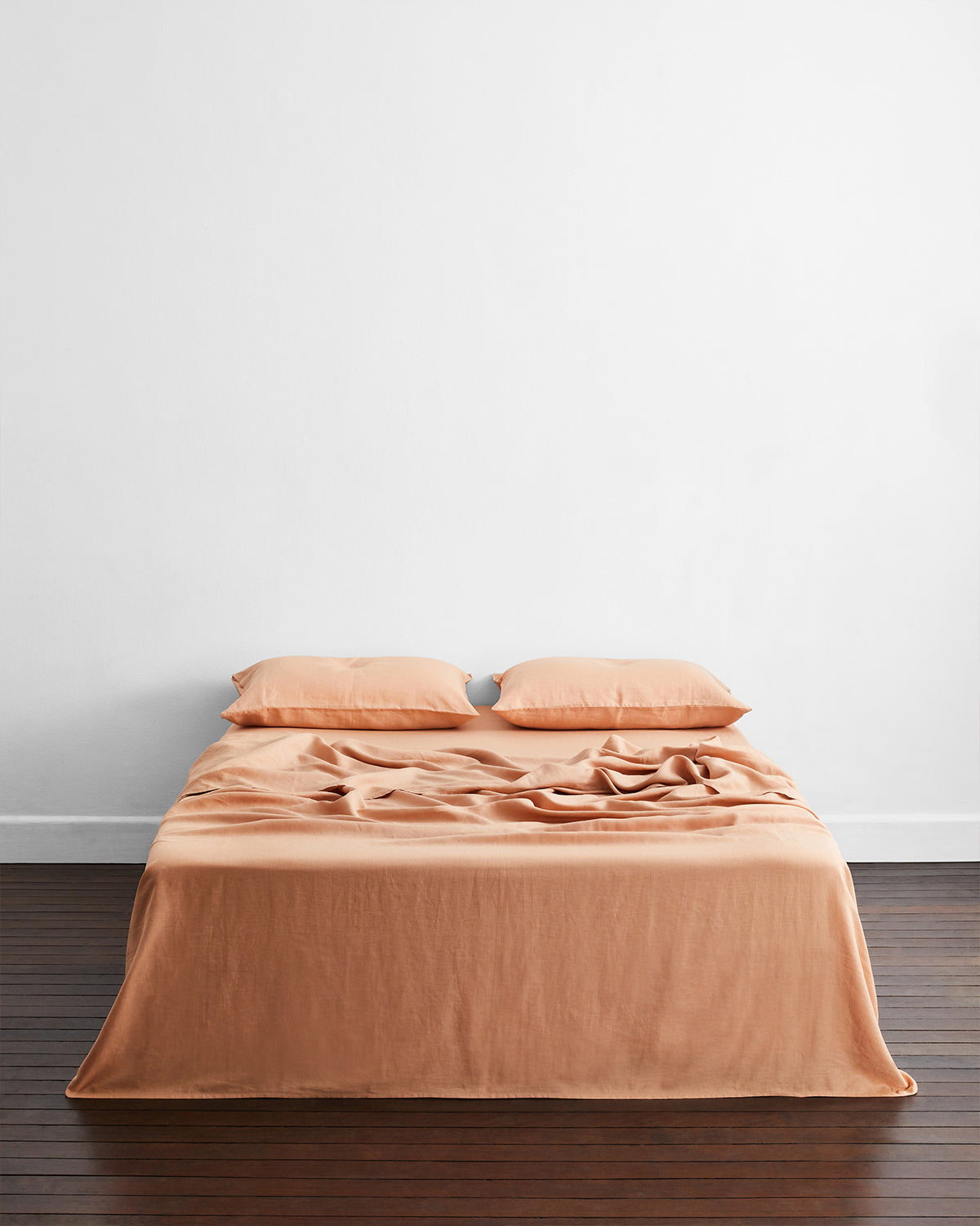 Terracotta 100% Flax Linen King Pillowcases (Set of Two) - Image 3