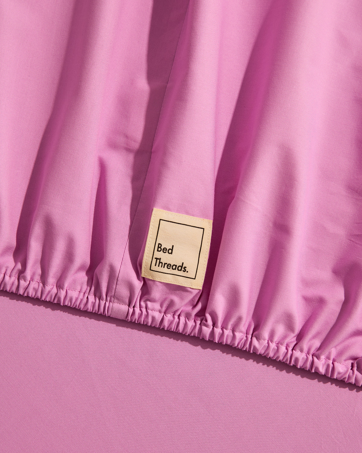 Bubblegum Organic Cotton Percale Fitted Sheet Set - Image 3
