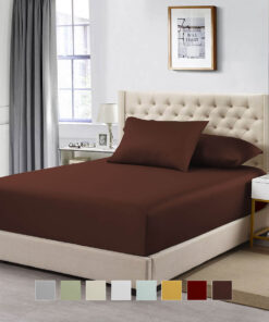 High Profile Fitted Sheet Only (22 Inches) - Luxurious Cotton 608 Thread Count