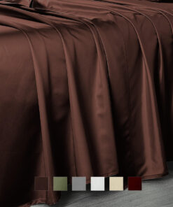 Flat Sheet 102 X 112 Inches - Luxurious 608 Cotton