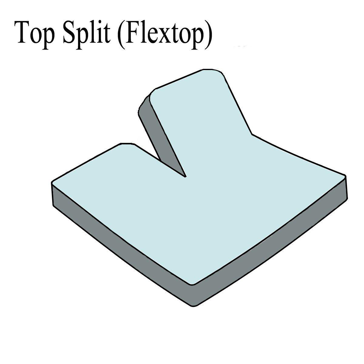 FlexTop California King Adjustable Sheet Set - 300 Count Solid Sateen - Image 4