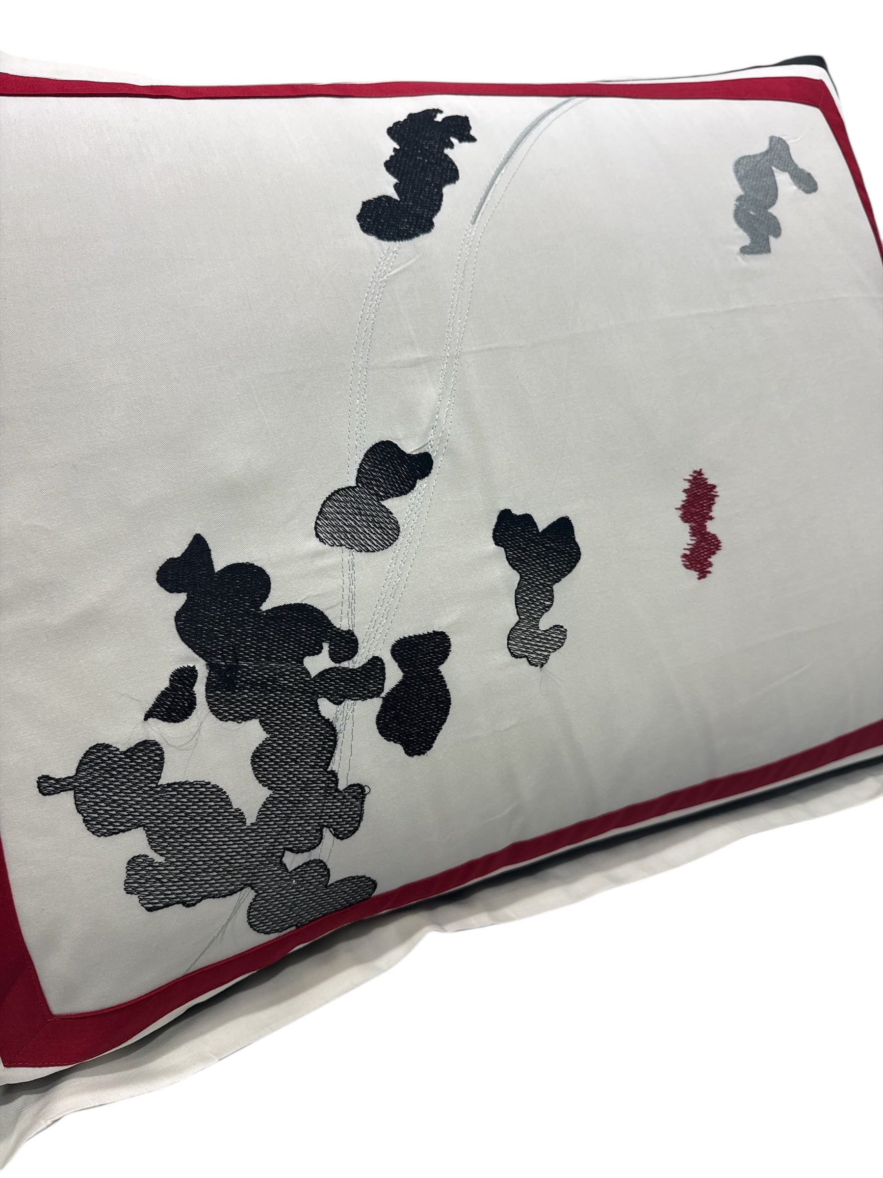 Florence Embroidered 100% Cotton 3-Piece Duvet Cover Set - Image 5