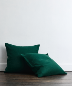 Forest 100% French Flax Linen European Pillowcases (Set of Two)