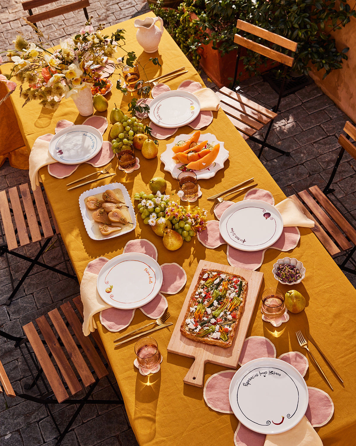 Gemma Bamforth x Bed Threads 'Sfusato Amalfitano' Ceramic Dinner Plate - Image 4