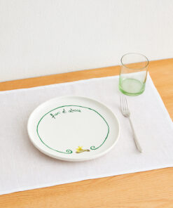 Gemma Bamforth x Bed Threads 'Fiori di Zucca' Ceramic Dinner Plate