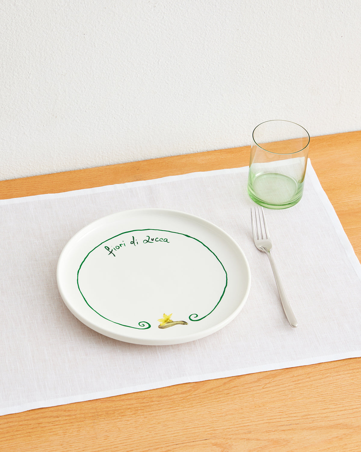 Gemma Bamforth x Bed Threads 'Fiori di Zucca' Ceramic Dinner Plate