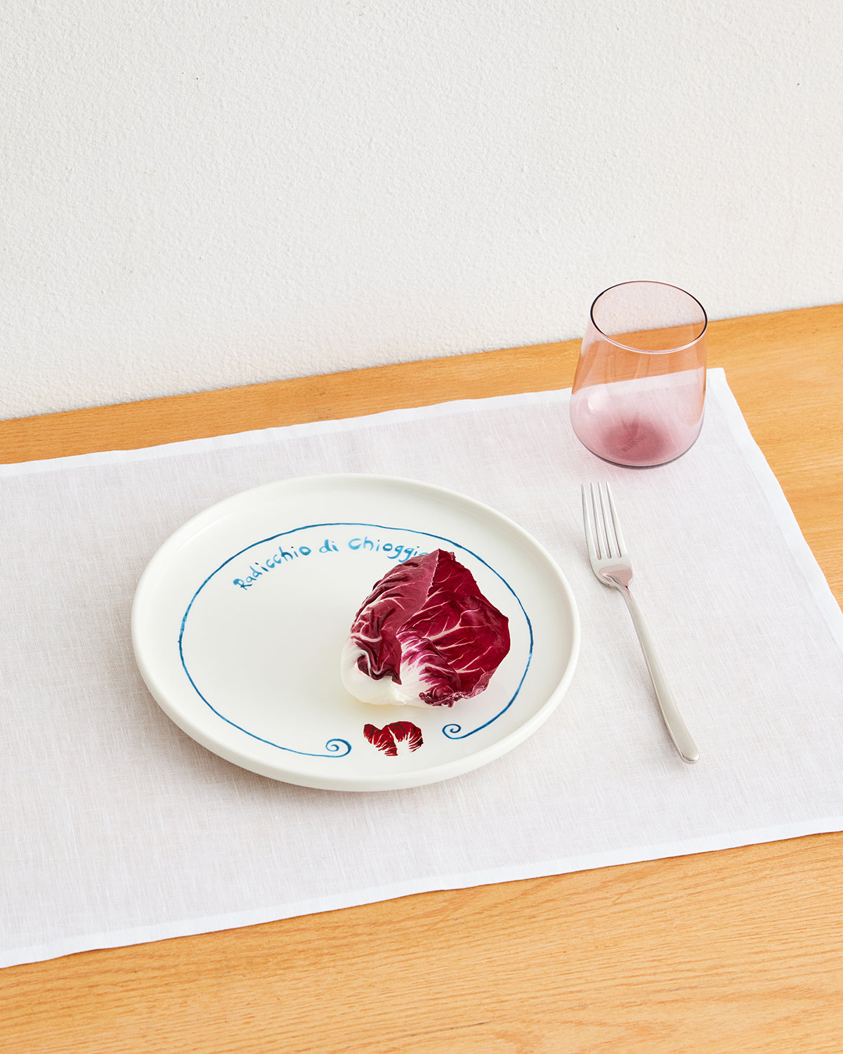 Gemma Bamforth x Bed Threads 'Radicchio di Chioggia' Ceramic Dinner Plate - Image 2