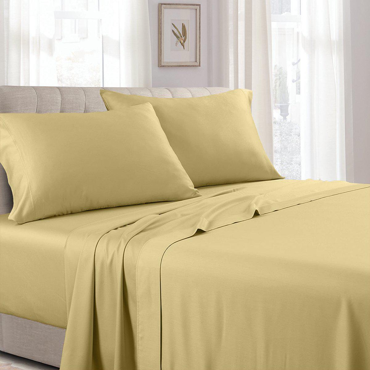 Extra Deep Pockets (22 inches) Sheet Set - Solid 300 Thread Count - Image 11