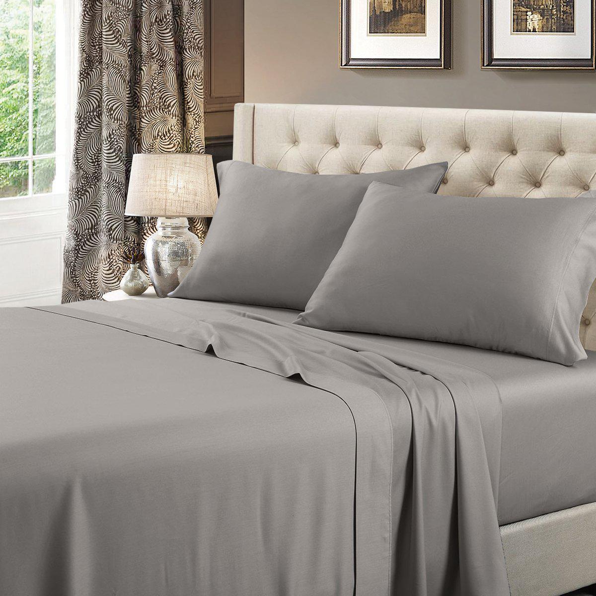 Split King (Adjustable) Sheets - Solid 600 Thread Count - Image 22
