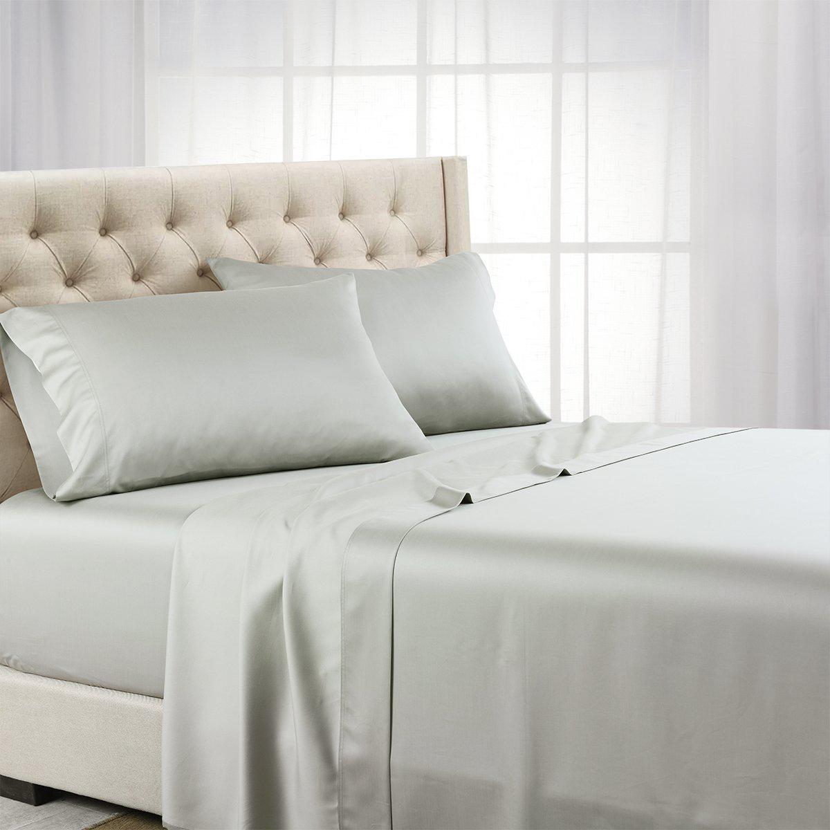 Split King Adjustable Sheet Set - Eucalyptus TENCEL™ Lyocell 600 Thread Count - Image 11