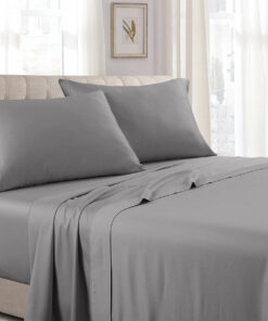 Soft Cotton Sateen Sheet Set - Extra Deep Fitted (22 inches)