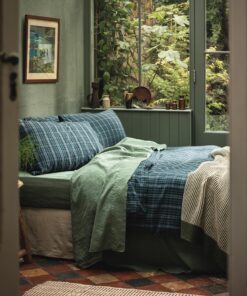 Canopy Heathcliff Plaid Flannel Cotton Duvet Cover