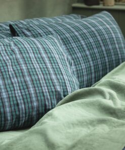 Canopy Heathcliff Plaid Flannel Cotton Pillowcase (Pair)