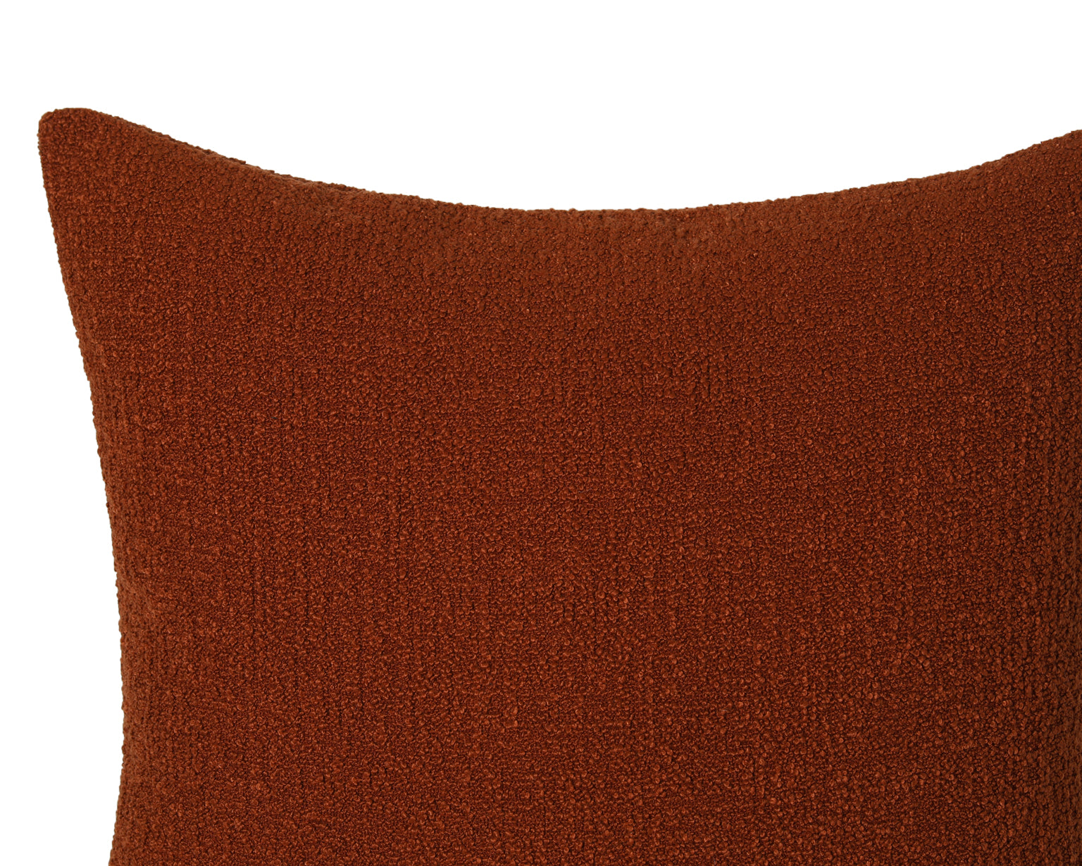 Lima. Boucle Pillow Cover in Sienna - Image 3