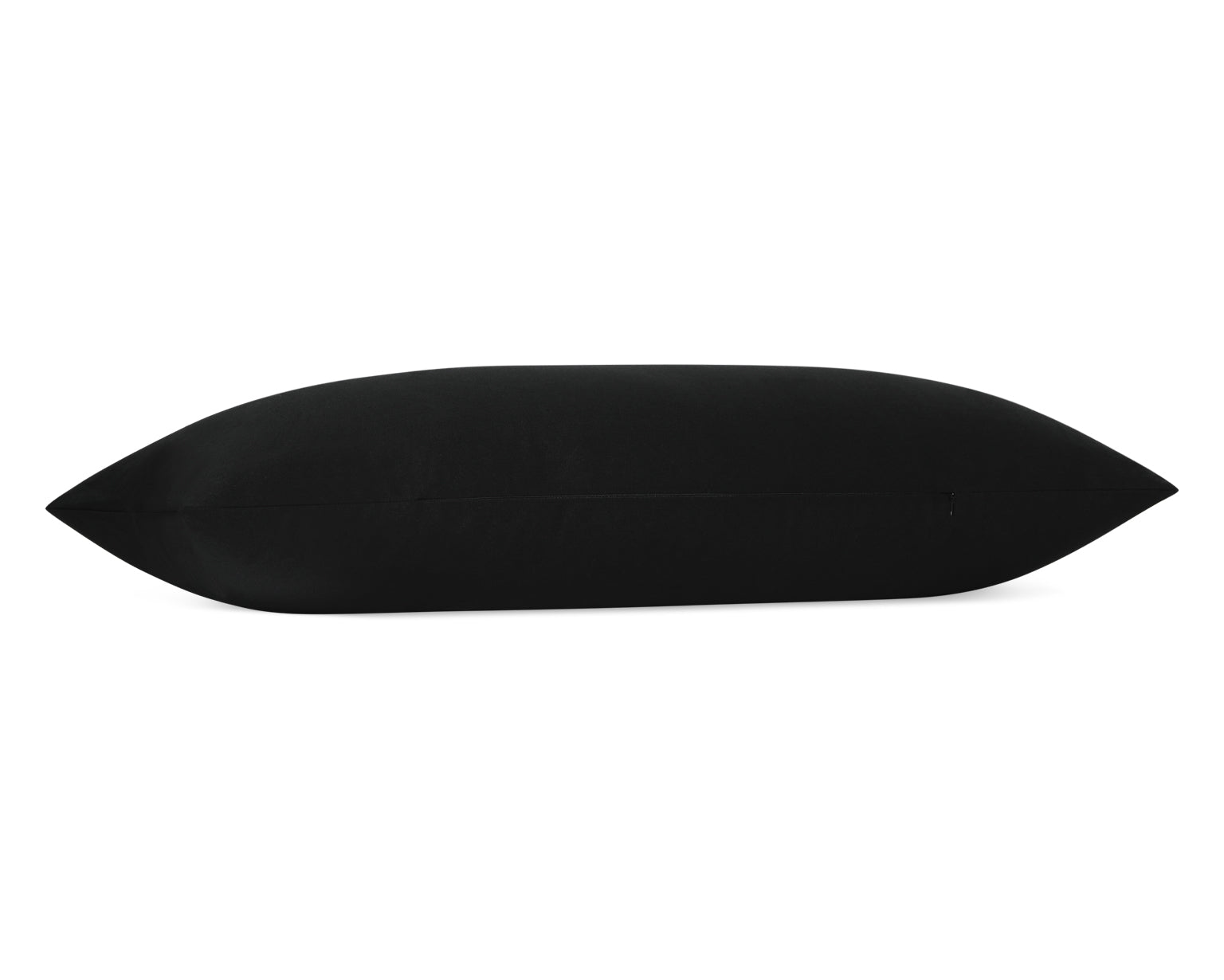 Black Linen Long Lumbar Pillow - Image 3