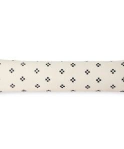 Maho. 12x46. Cotton Block Printed Long Lumbar Pillow