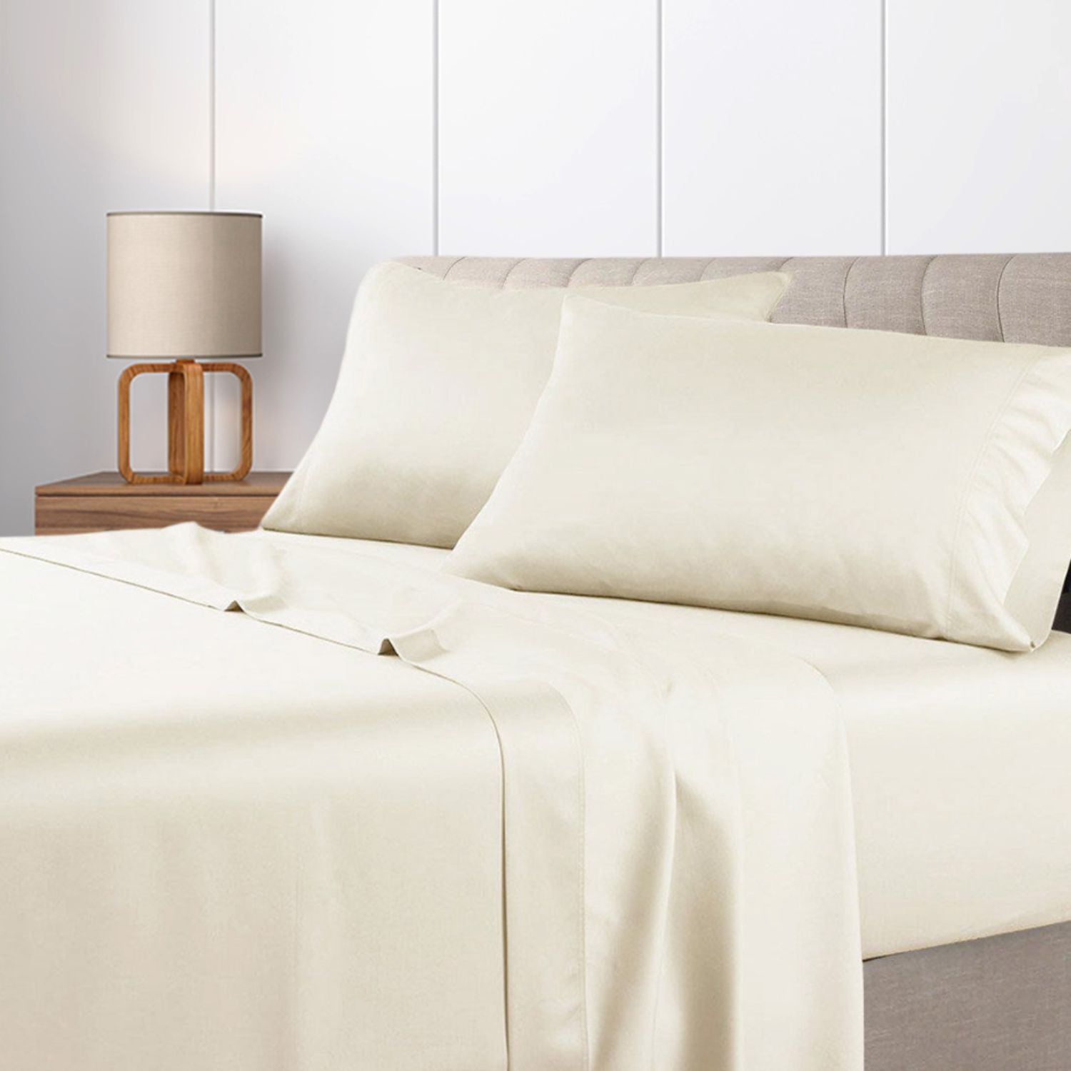Low Profile Sateen Sheet Set (6-10 Pockets) - 100% Cotton 300 Thread Count - Image 9