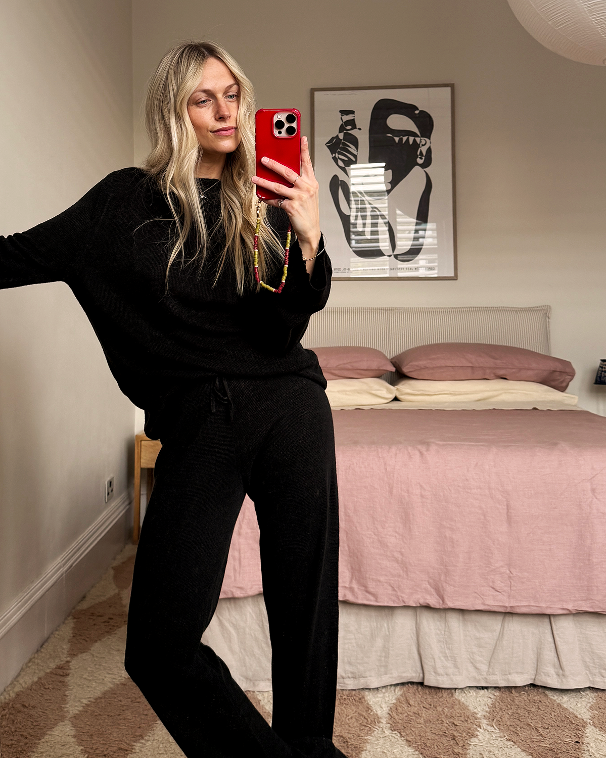 Veranda Linen Knit Pants in Charocal - Image 5