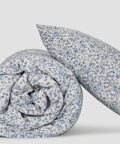 Blue Mini Meadow Kids Cotton Bedding Set