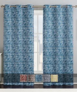 Lenox Thermal Room-Darkening Grommet Top Curtain Panels (Set of 2)