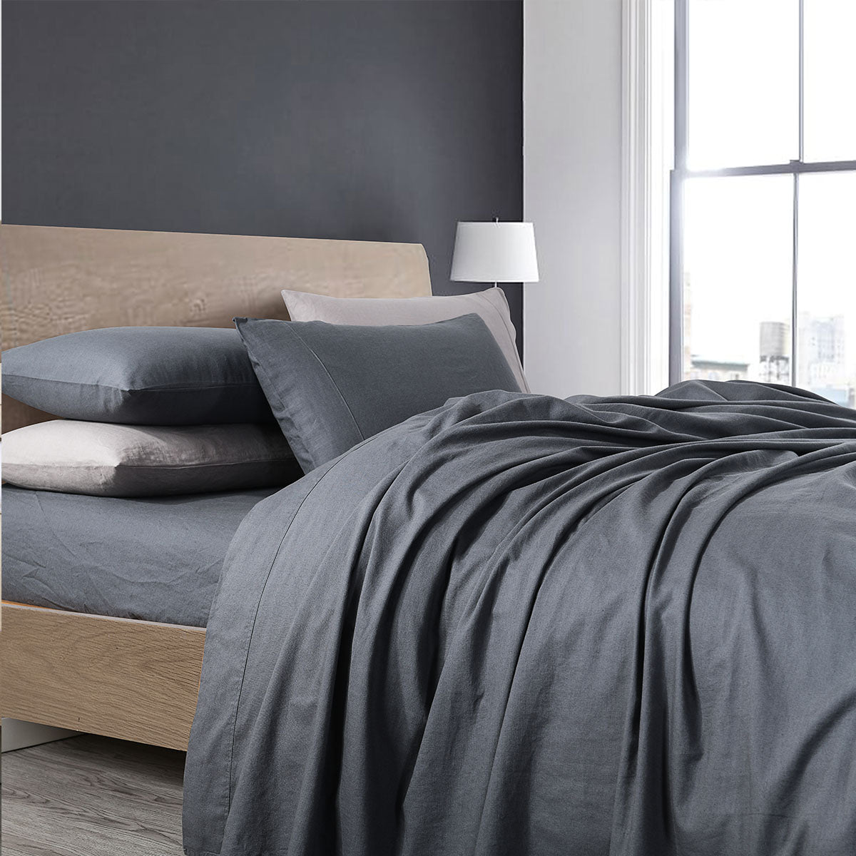 Pre-Washed Belgian Flax Linen Cotton Pillowcases (Pair) - Image 6