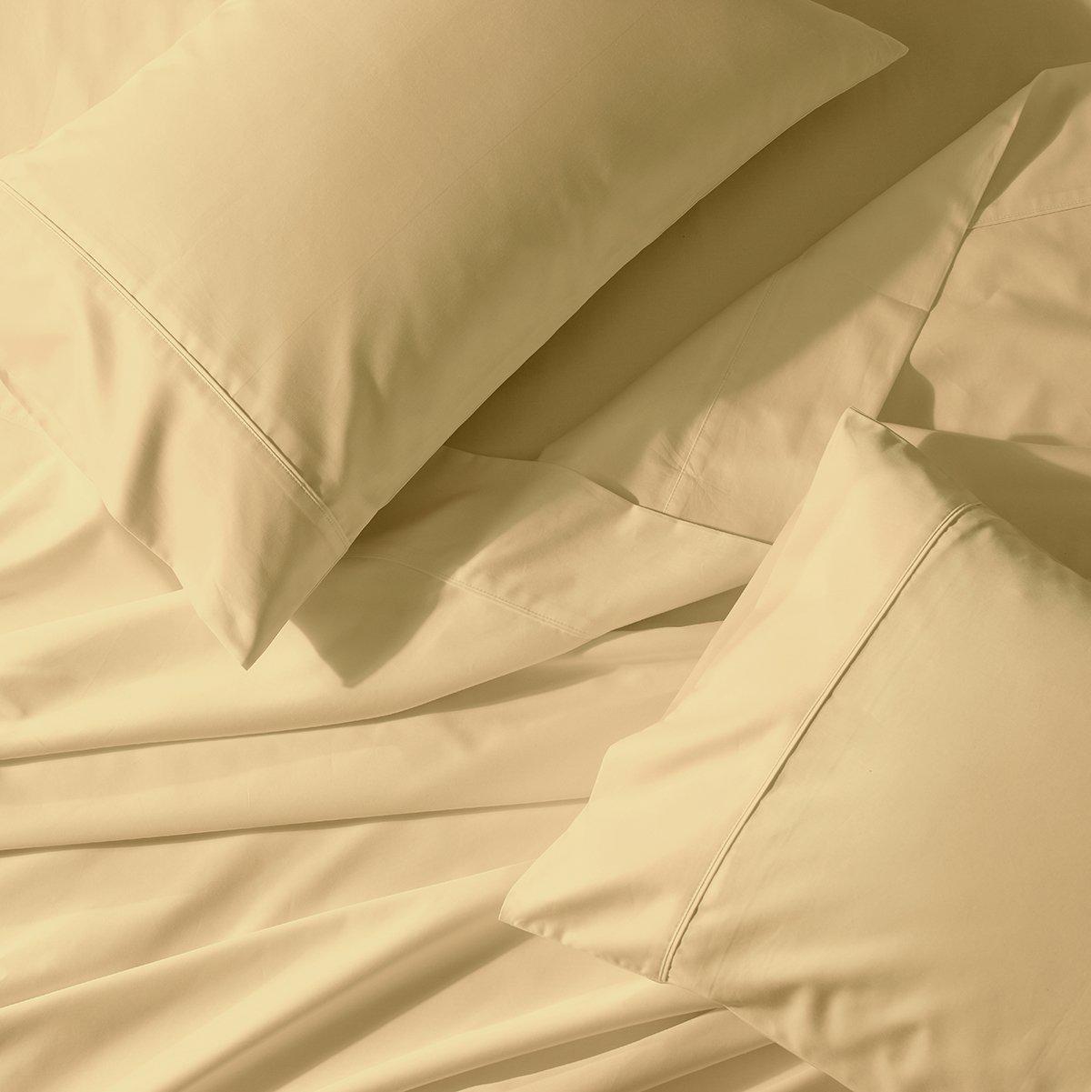 Split Cal-King Sheet Set - Percale Crispy Soft Sheet Set - Image 21