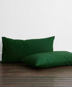Moss Organic Cotton Percale King Pillowcases (Set of Two)