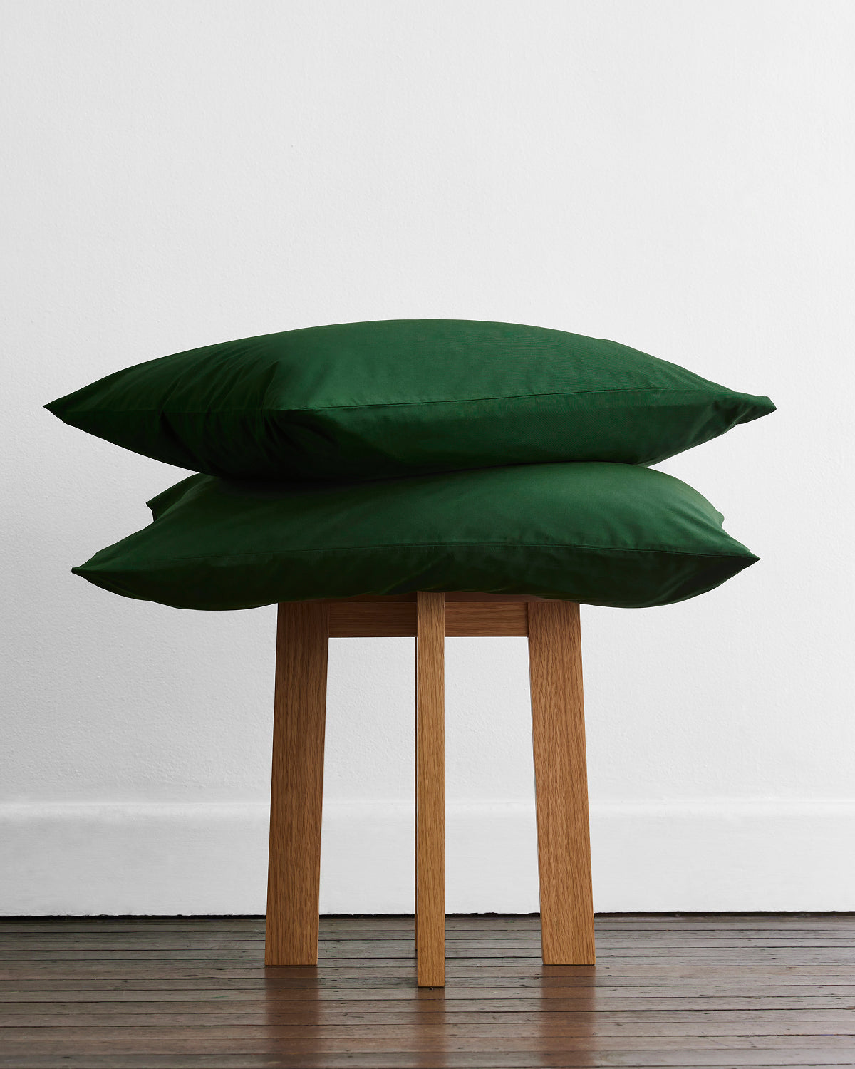 Moss Organic Cotton Percale Duvet Cover Set - Image 4