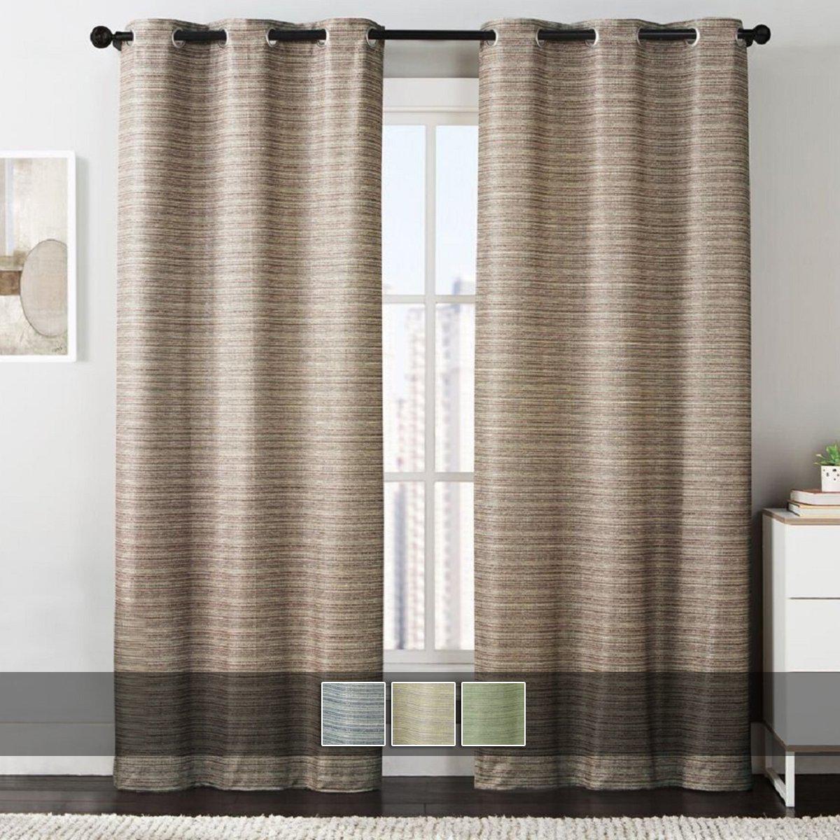 Manor Printed Thermal Grommet Room Darkening Curtain Panels 76Wx84L(Set of 2) - Image 9