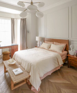 Vanilla & Butterscotch Organic Cotton Percale Bedding Bundle