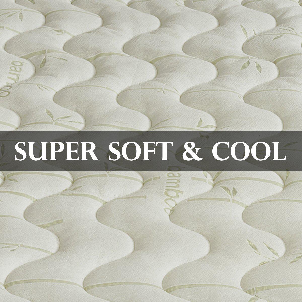 Top Split Cal King (Flex CalKing) Waterproof Bamboo Jacquard Mattress Pad - Image 6